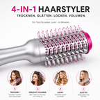 4-in-1 Heißluftbürste – Trocknen & Glätten