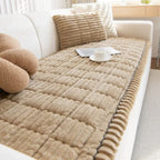 Ultra Plüsch Sofaüberwurf Couch