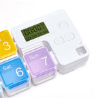 Elektronischer Pillenorganizer LED Wöchentlich