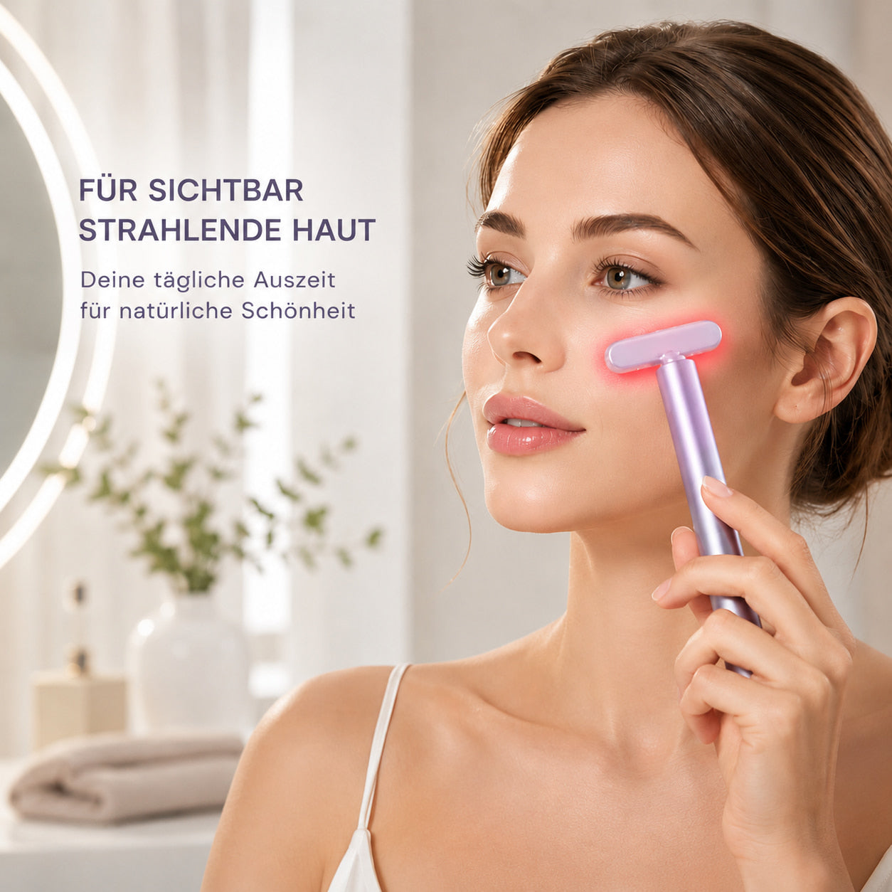 AgeDefy EMS Massagerät – Anti-Aging LED