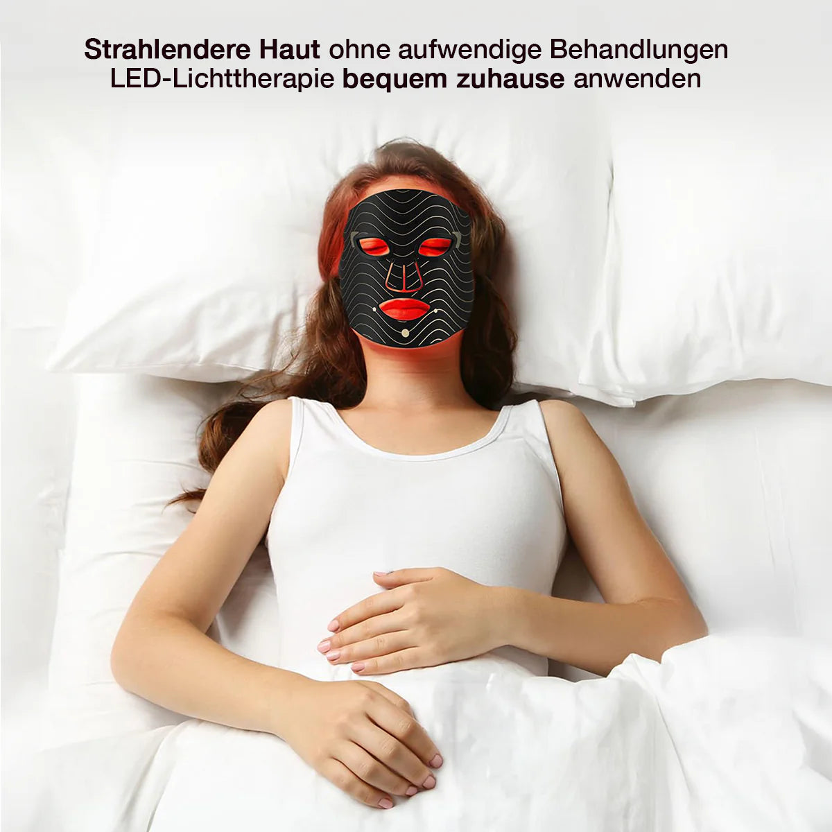 LED Gesichtsmaske – 8 Farben Lichttherapie