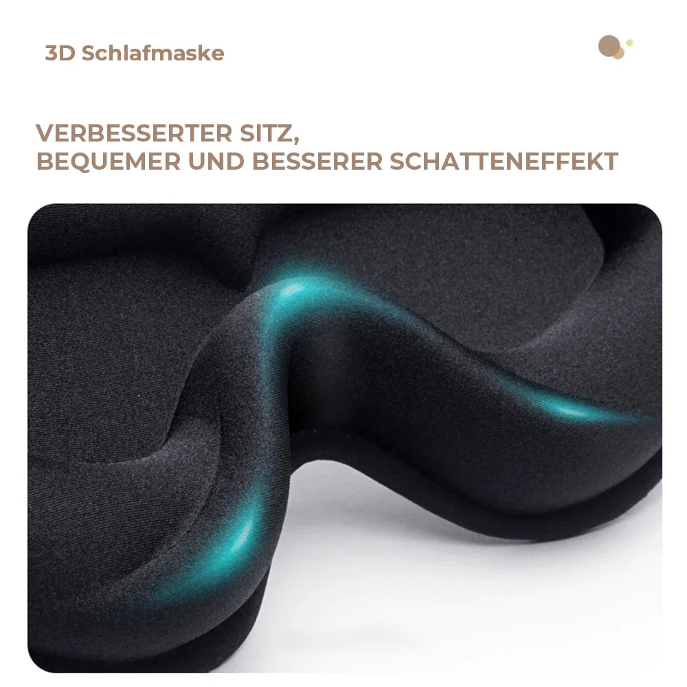 3D Schlafmaske – Lichtblockierend & Komfortabel