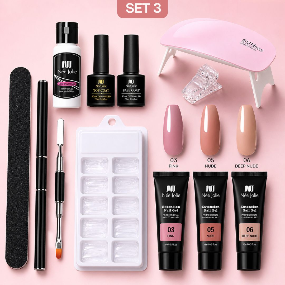 Polygel Nagelset – Professionelle Gelnägel