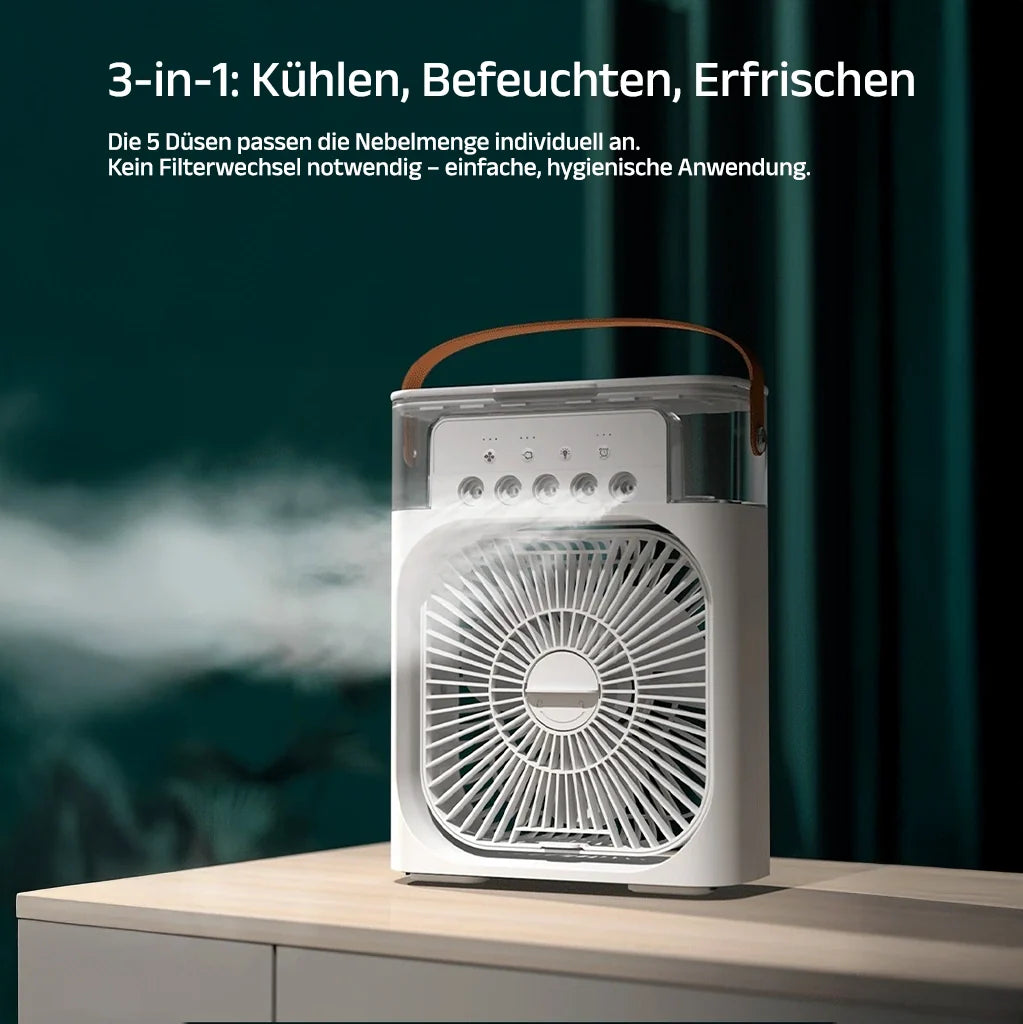 3-in-1 Luftkühler mit Sprühnebel