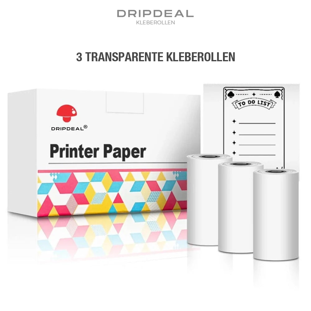 Mini Drucker Tragbar – Bluetooth Sofortdruck