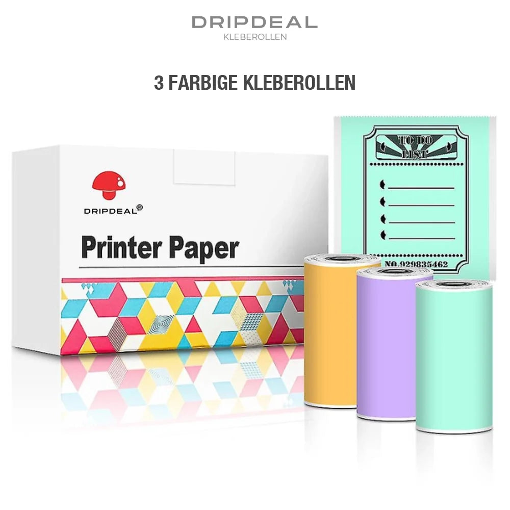 Papierrollen-Set für Mini Drucker
