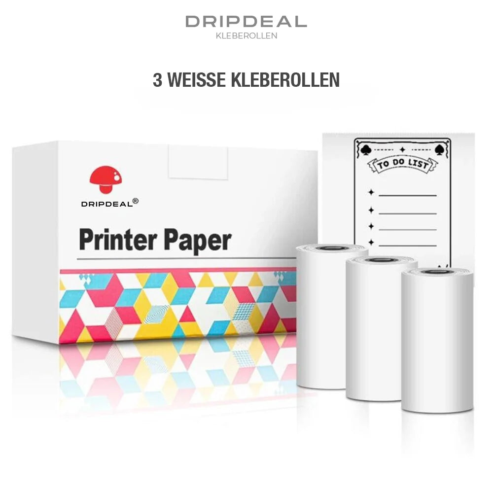 Mini Drucker Tragbar – Bluetooth Sofortdruck