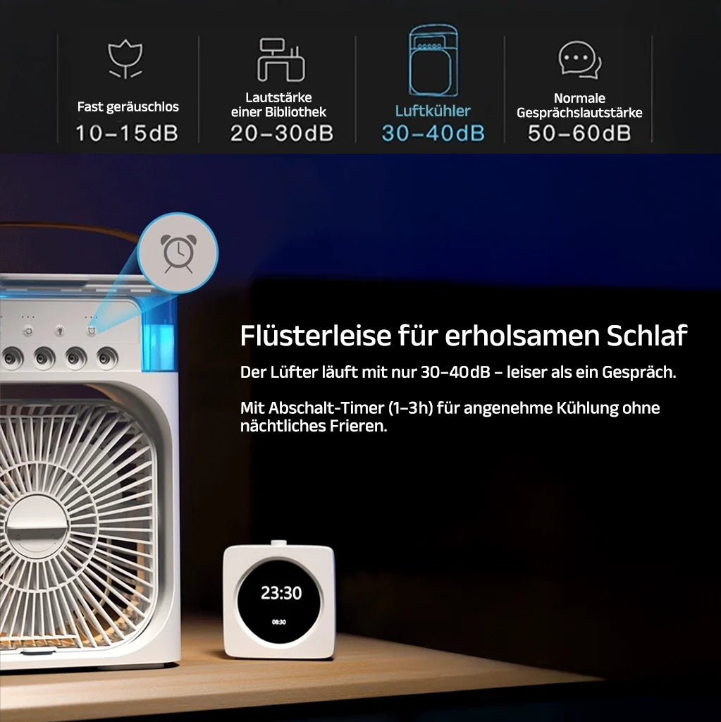 3-in-1 Luftkühler mit Sprühnebel