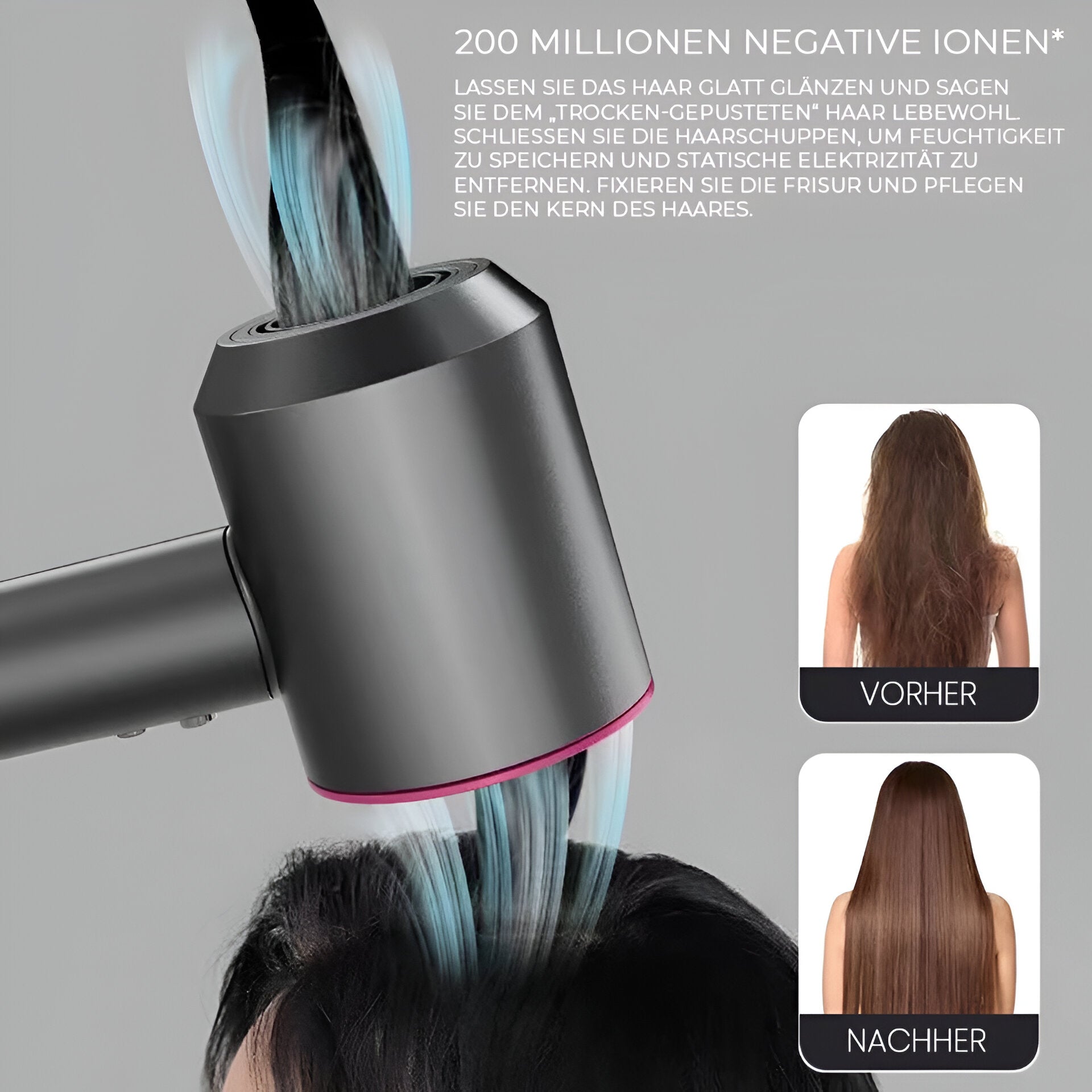 HairSonic Pro – 5-in-1 Haartrockner mit Ionen