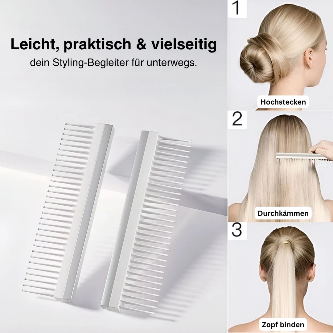 Haarbürsten Set mit Wandhalterung