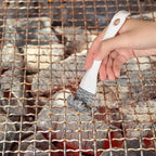 V-Form Grillbürste Schaber Edelstahl
