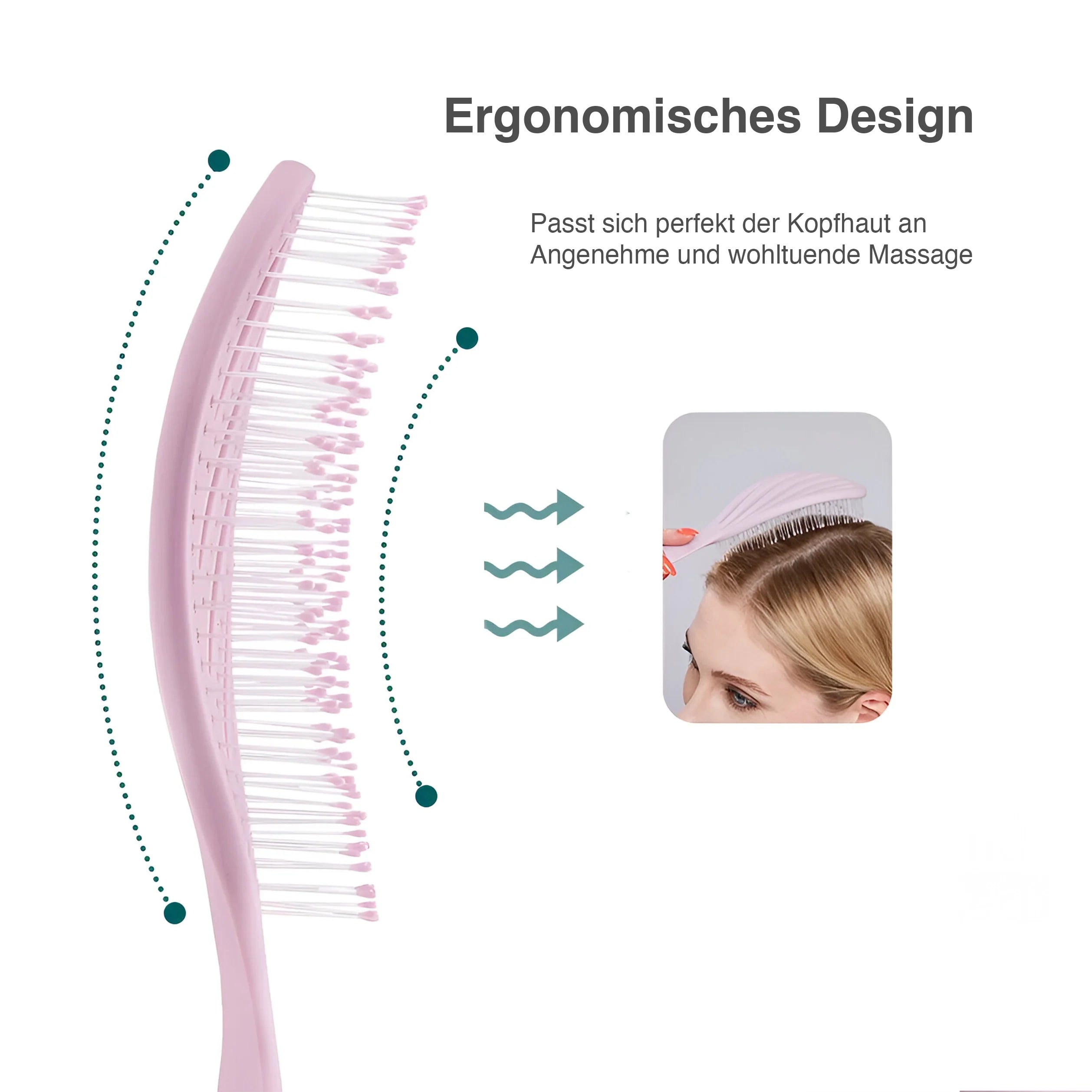 Entwirrungsbürste Pro – Antistatisch & Luftdurchlässig