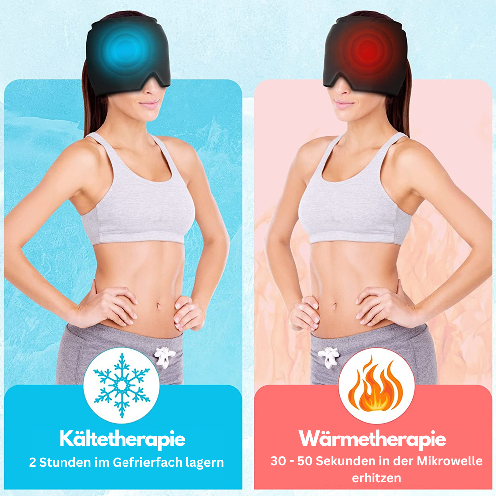 Migräne Maske – Kühlend & Wärmend