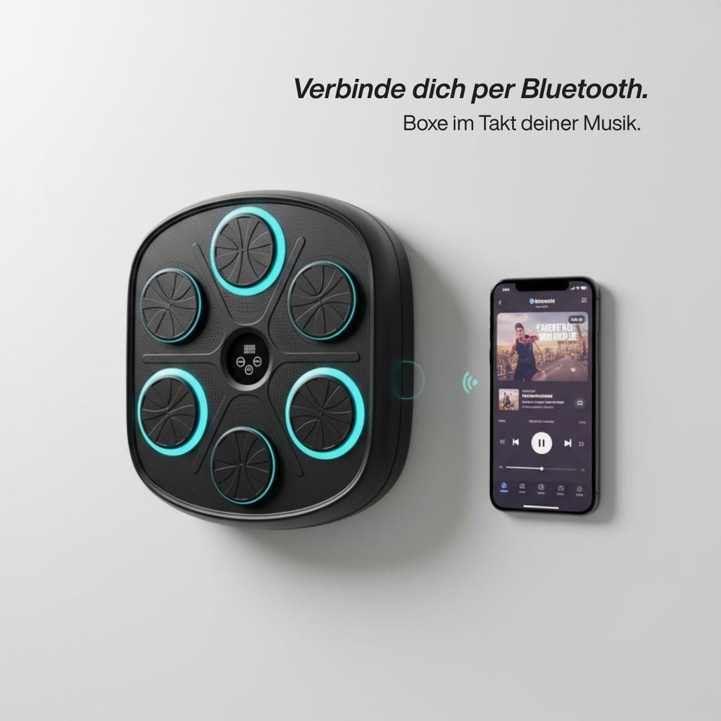 Musik Box mit LED Handschuhen