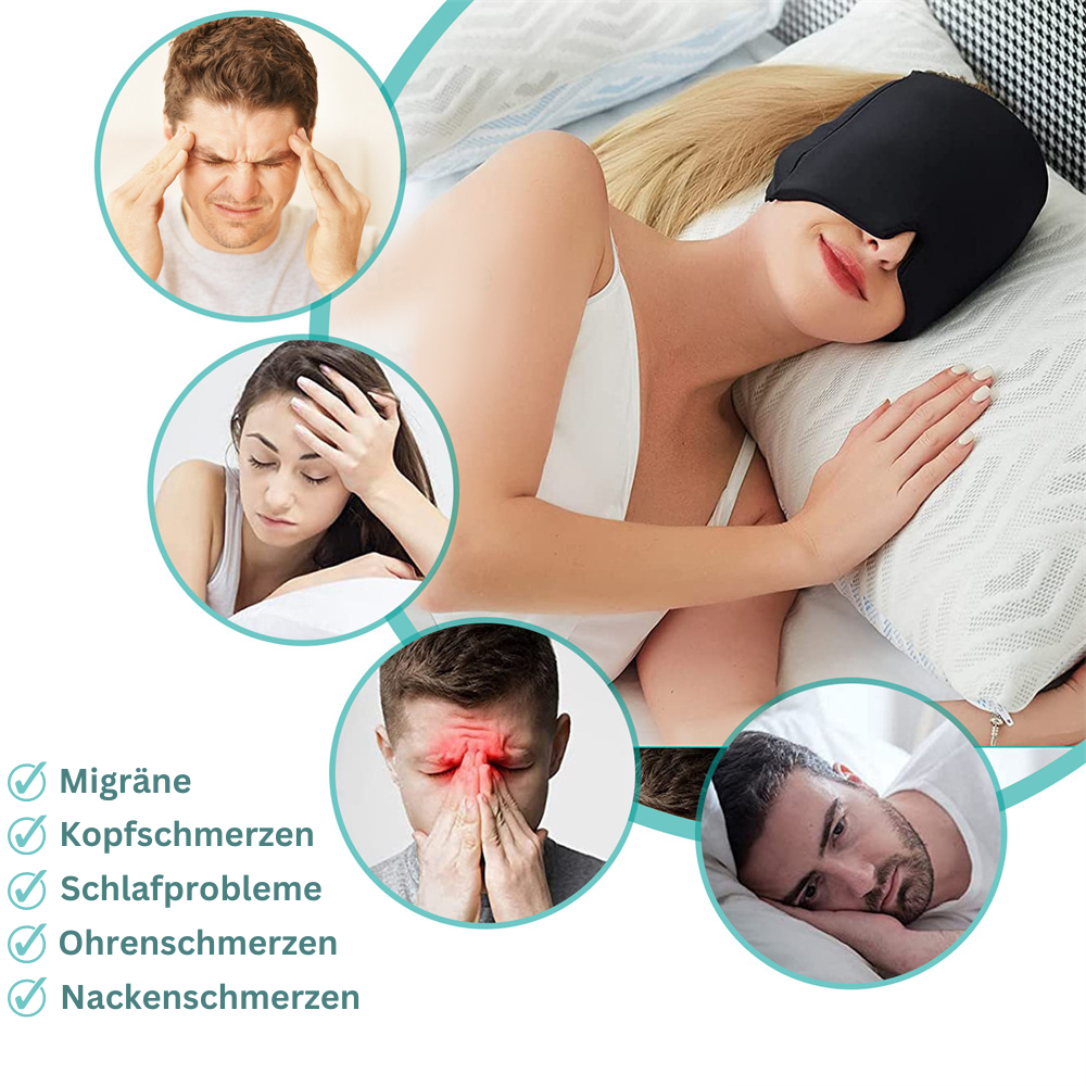Migräne Maske – Kühlend & Wärmend