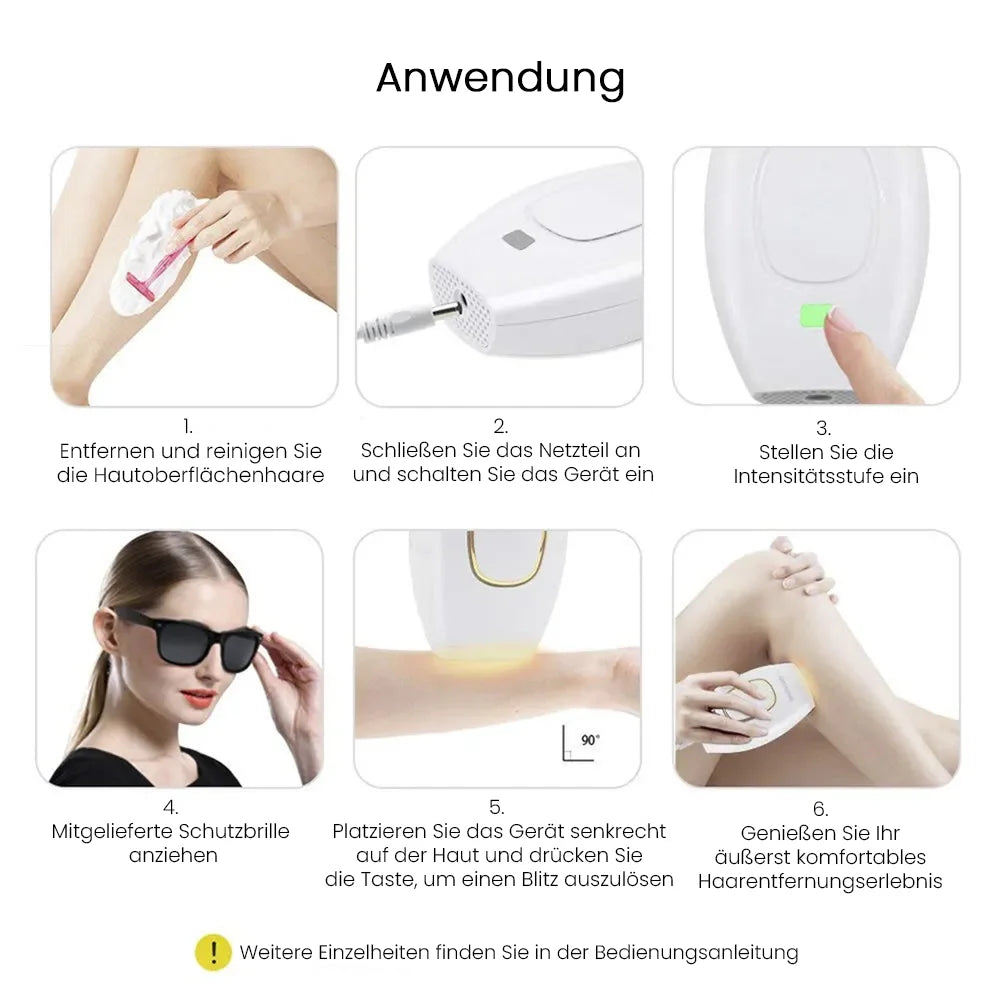IPL Haarentfernungsgerät – 500.000 Pulse