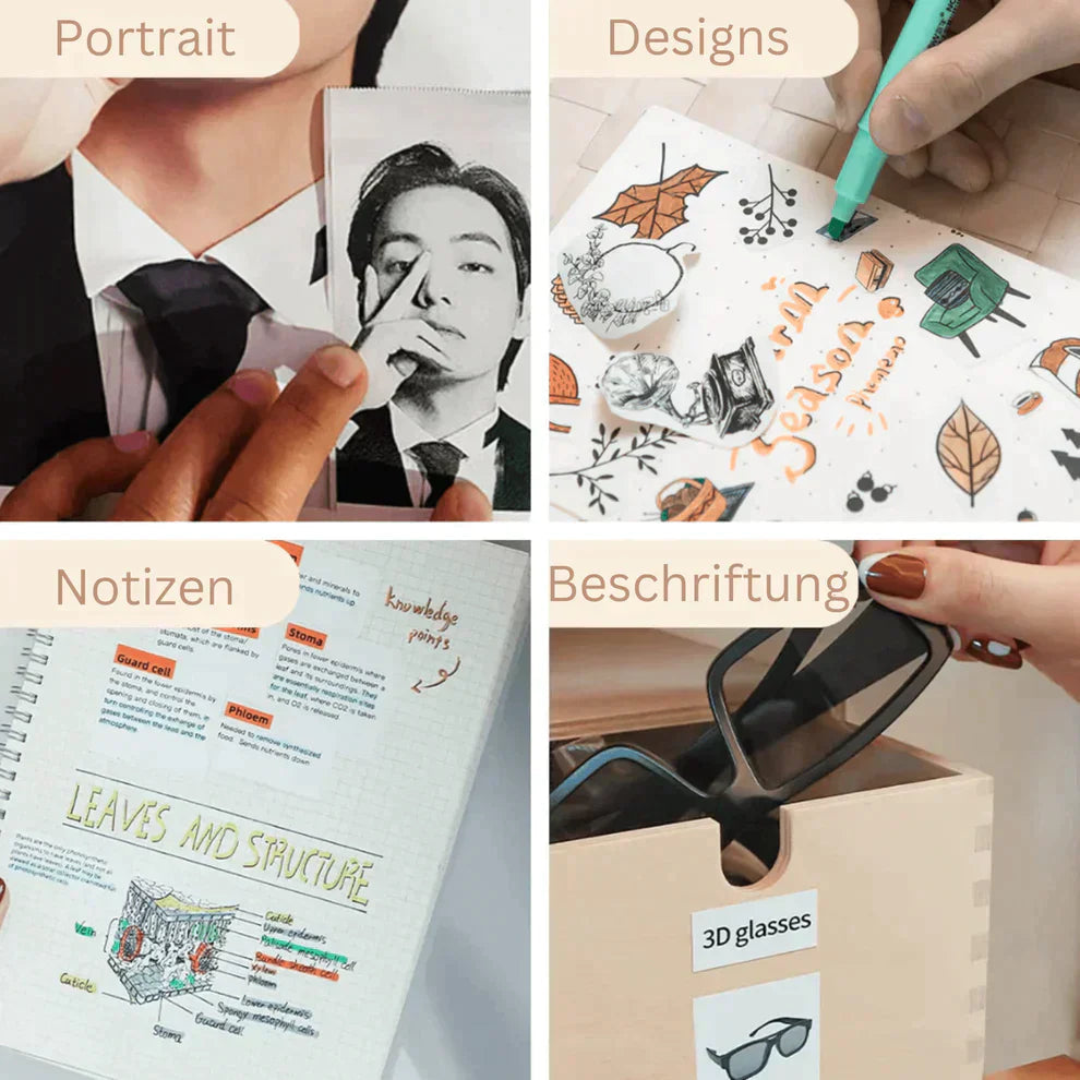 Mini Drucker Tragbar – Bluetooth Sofortdruck