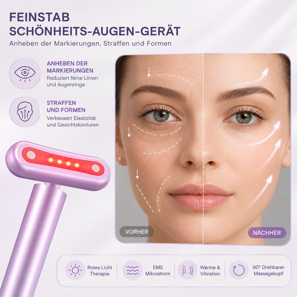 AgeDefy EMS Massagerät – Anti-Aging LED
