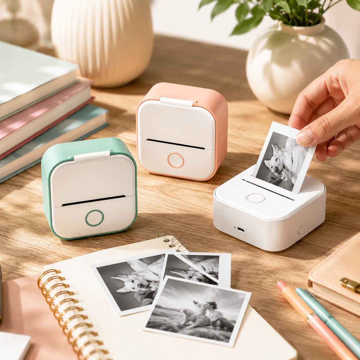 Mini Drucker Tragbar – Bluetooth Sofortdruck