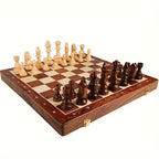 Holz Schachspiel Reise Brett Set