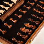 Holz Schachspiel Reise Brett Set