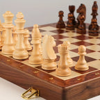 Holz Schachspiel Reise Brett Set