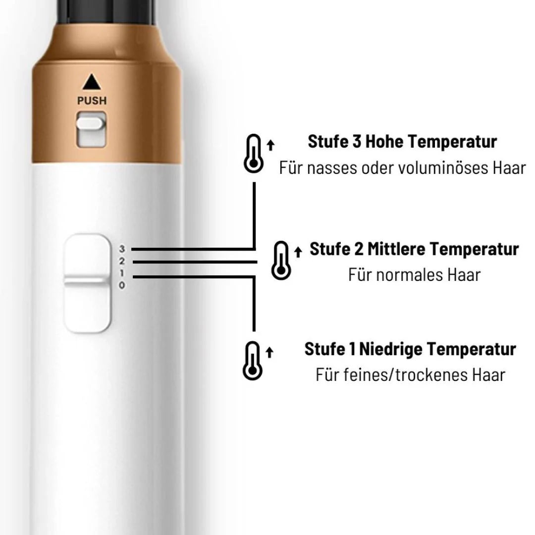 5-in-1 Hairstyler mit Coanda Effekt
