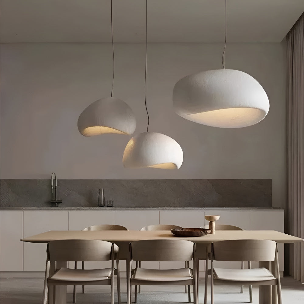 Zenith Glow LED-Kronleuchter – Moderne Deckenleuchte im Nordischen Wabi-Sabi-Design, handgefertigt für Wohnzimmer, Esszimmer & Schlafzimmer