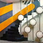Stehlampe Chrom-Metall mit weißer Acrylkugel