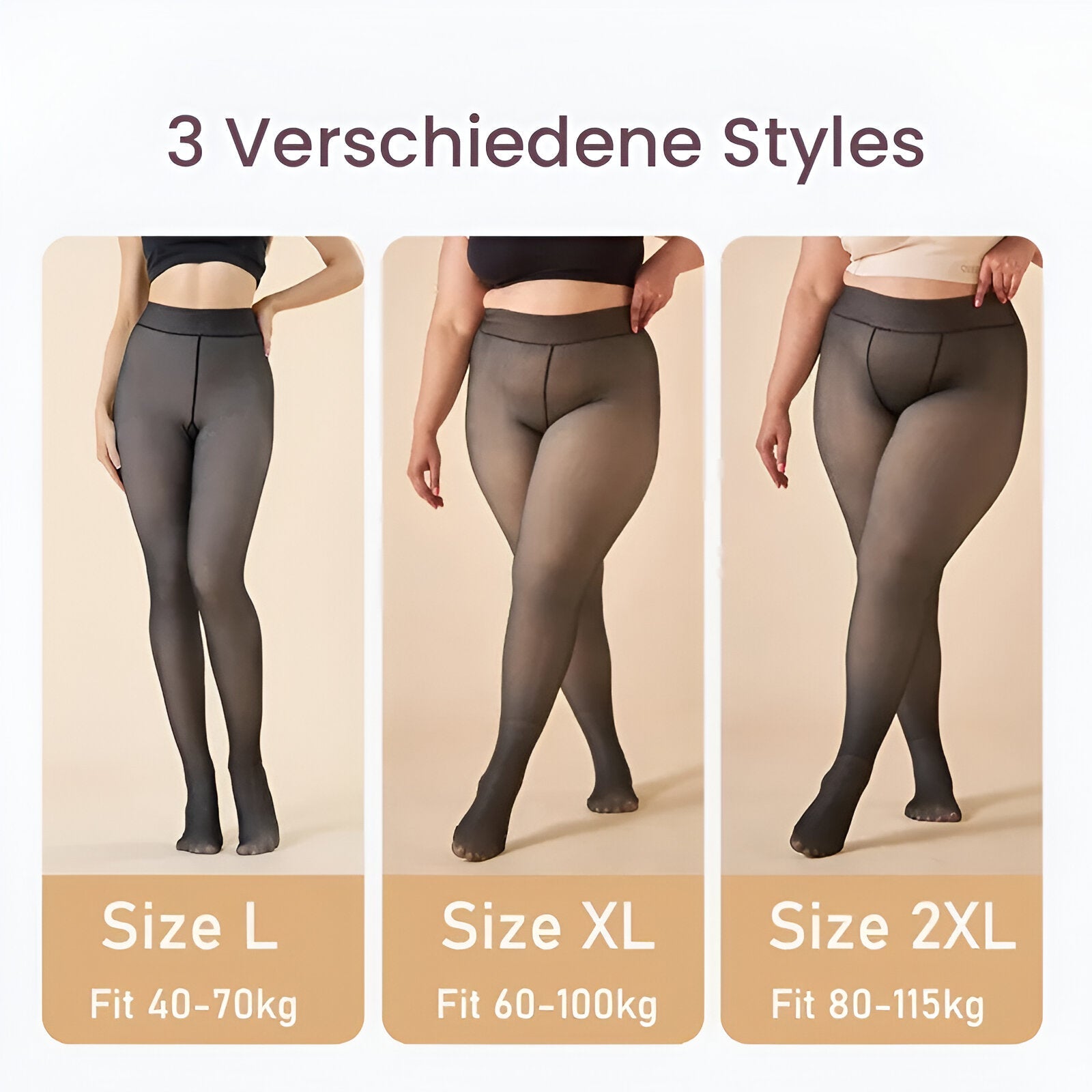Thermo Fleece Strumpfhose – Warm & Weich
