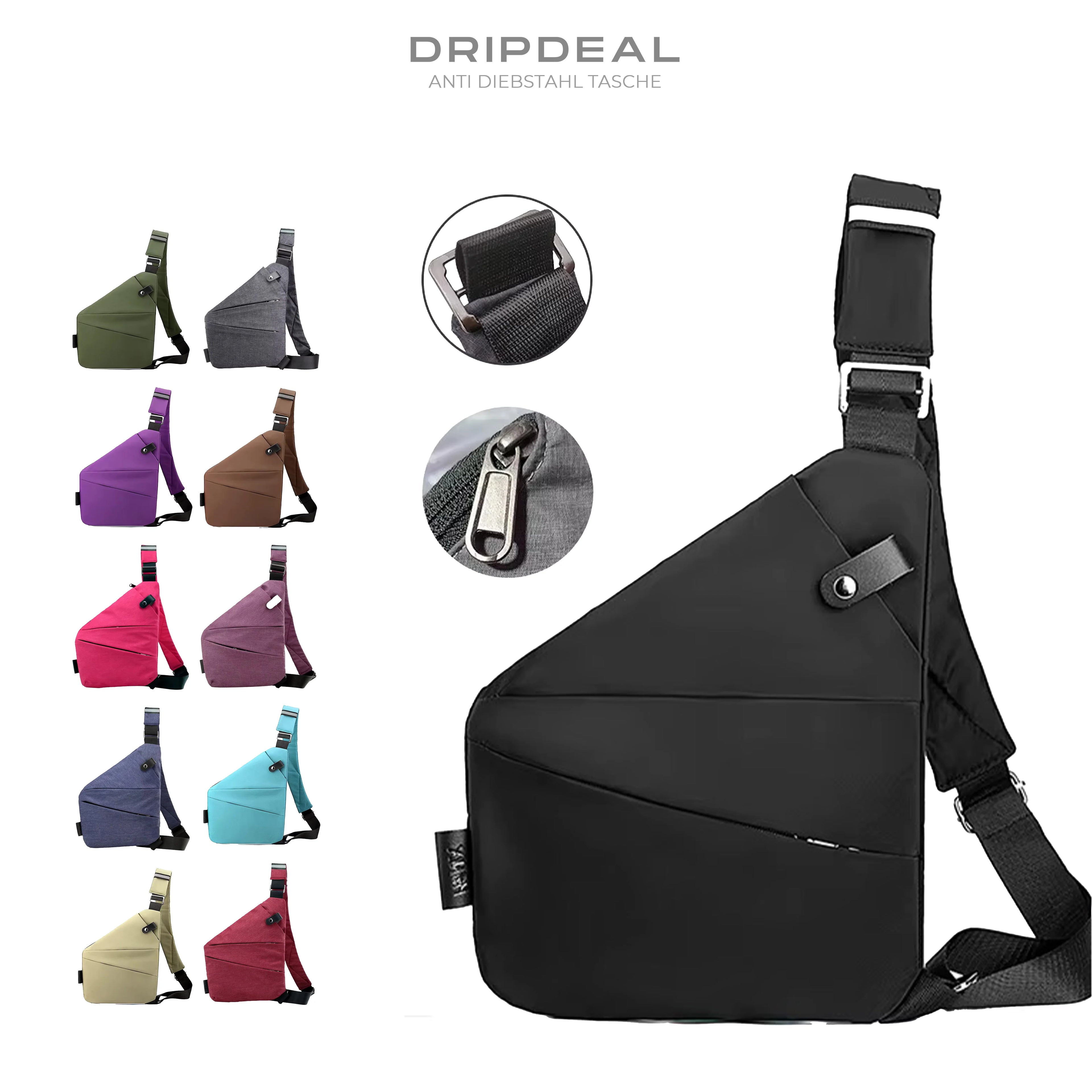 StealthBag Pro Anti-Diebstahl Rucksack