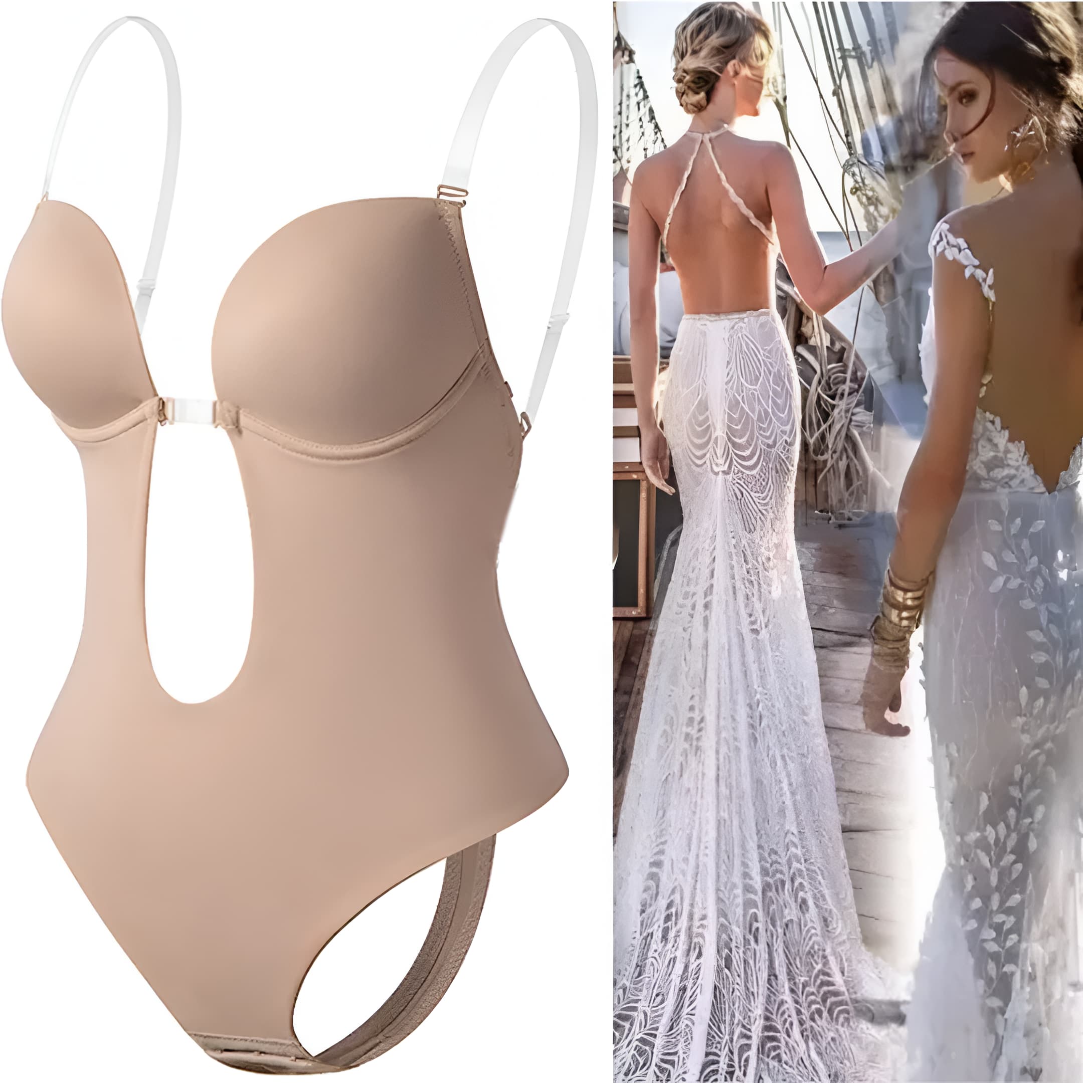 Shapewear BH Rückenfrei – Push-up & Formend