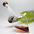 Glas Wein Belüfter Dekanter