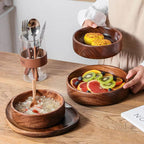 Holzschalen für Lebensmittel Küche