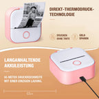 Mini Drucker Tragbar – Bluetooth Sofortdruck
