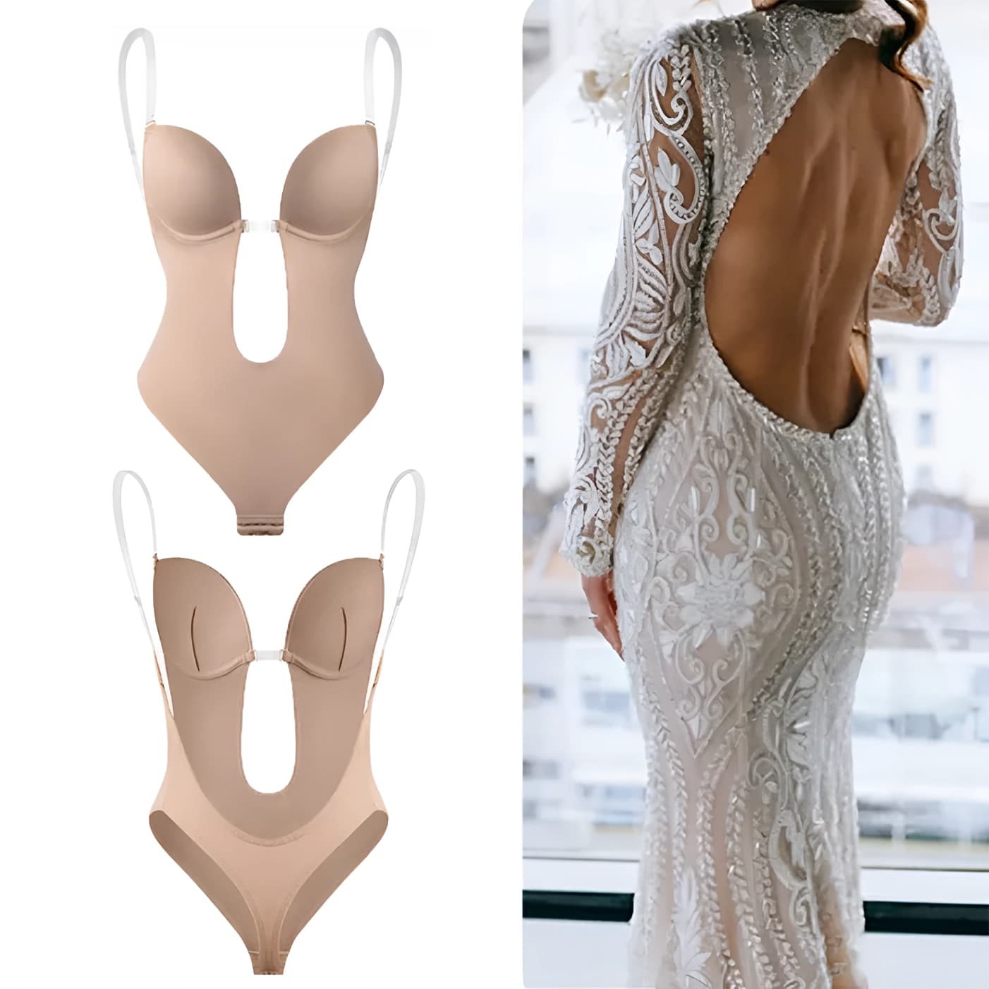 Shapewear BH Rückenfrei – Push-up & Formend