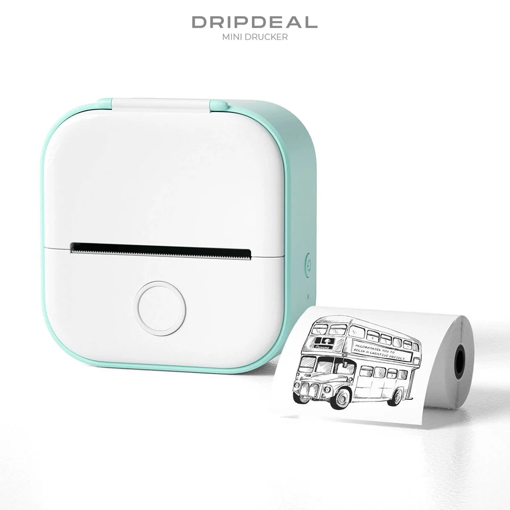 Mini Drucker Tragbar – Bluetooth Sofortdruck