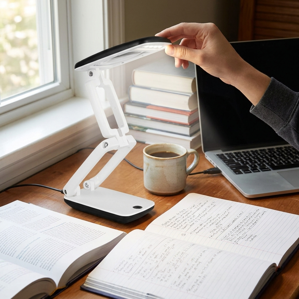 Full-Page Floor Magnifying Lamp