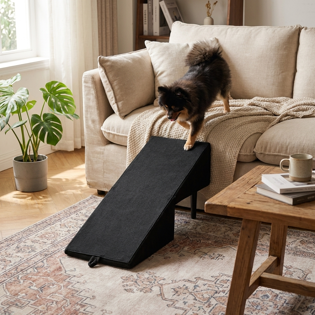 2-in-1 Convertible Dog Ramp and Step Stool