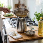 2-in-1 Stainless Steel Deep Frying Pot