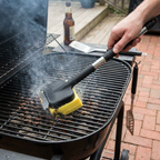 Grill Brush with Steam Cleaning and Scraper