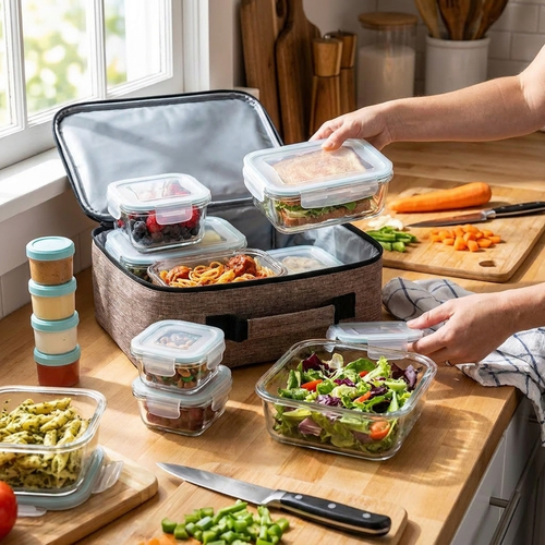 35-piece food storage container set