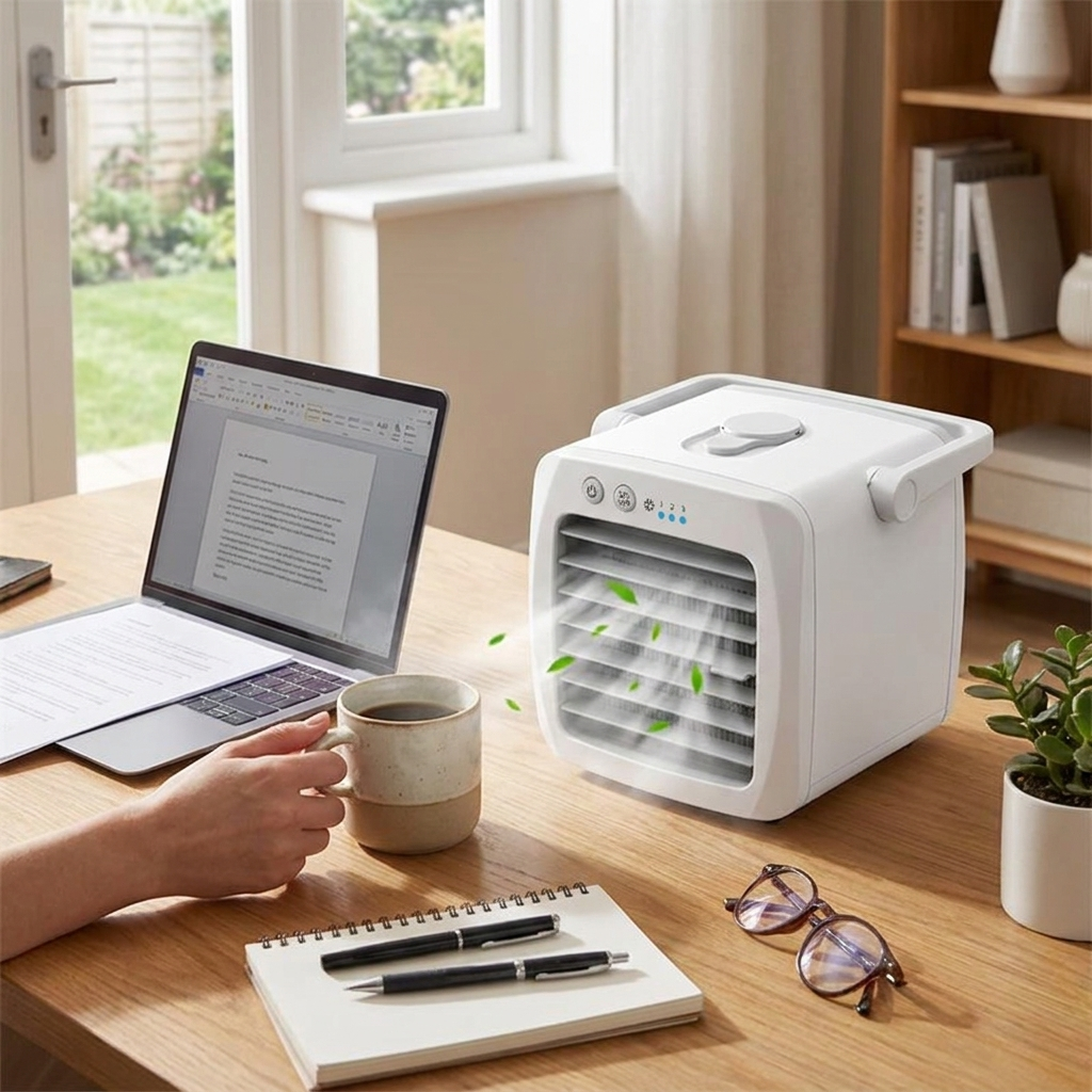 4-in-1 Portable Airconditioner with Humidifier & Purifier