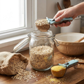 2Pcs Adjustable Measuring Cup And Measuring Spoon