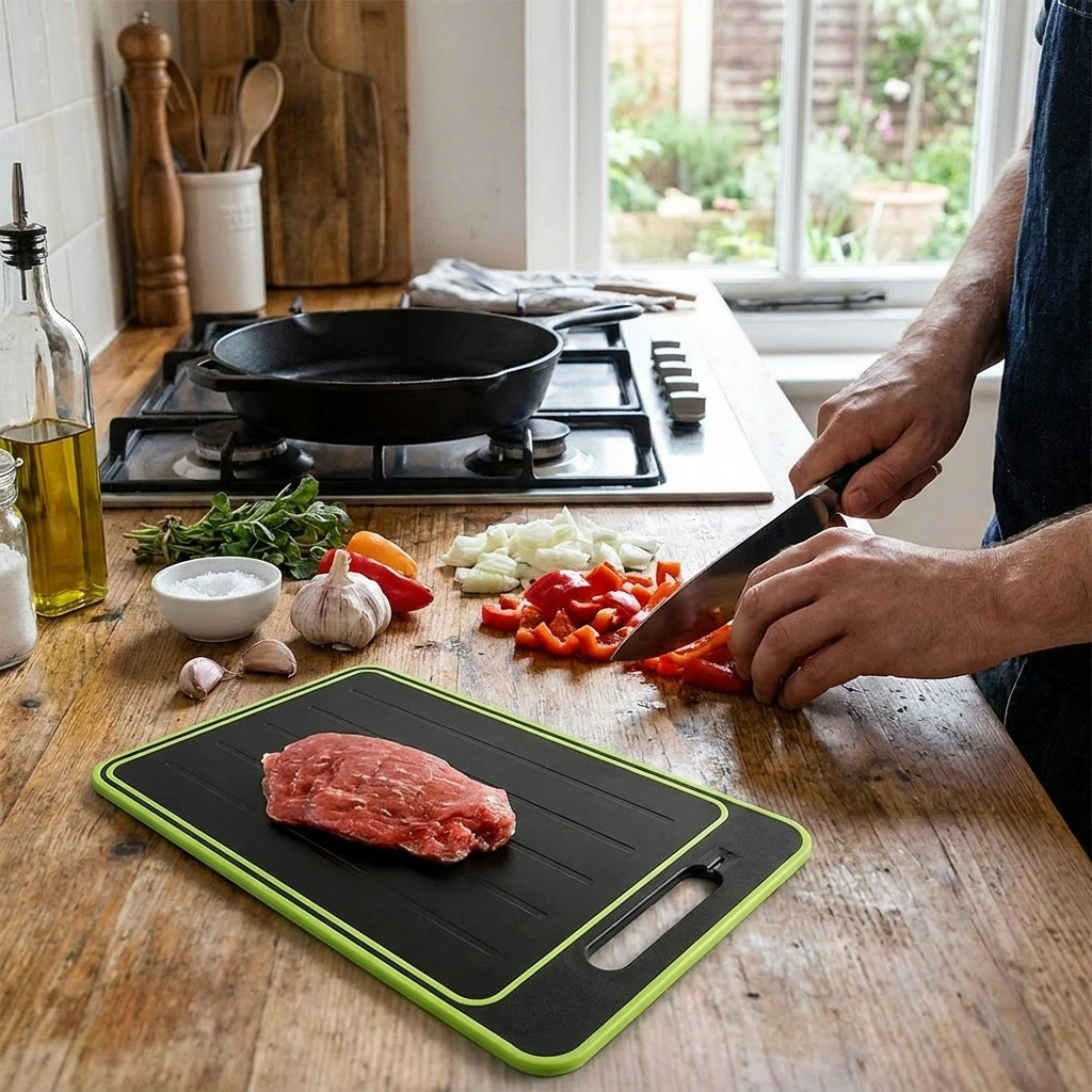 4-in-1 Cutting Board & Thaw Defrosting Tray