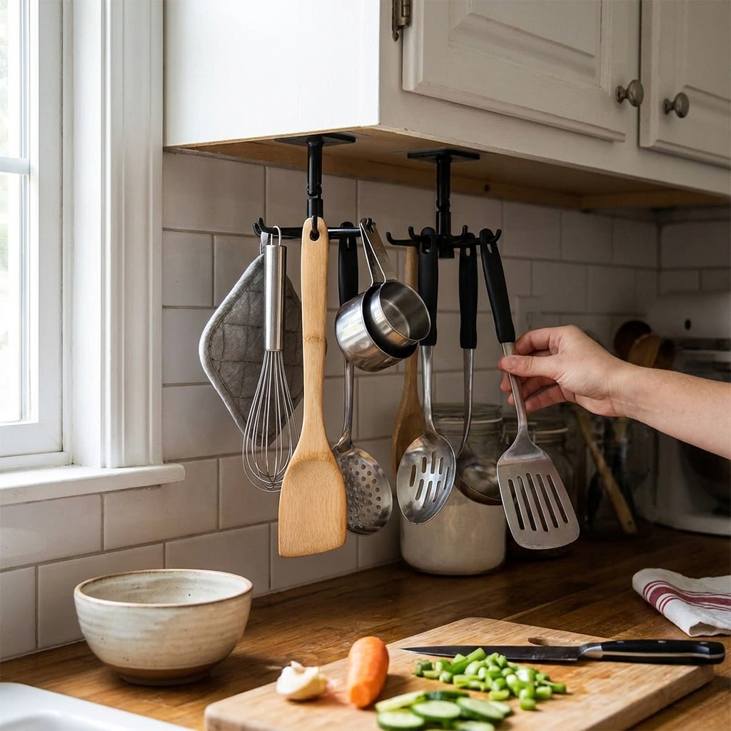 360° Rotating Self-Adhesive Utility Hook