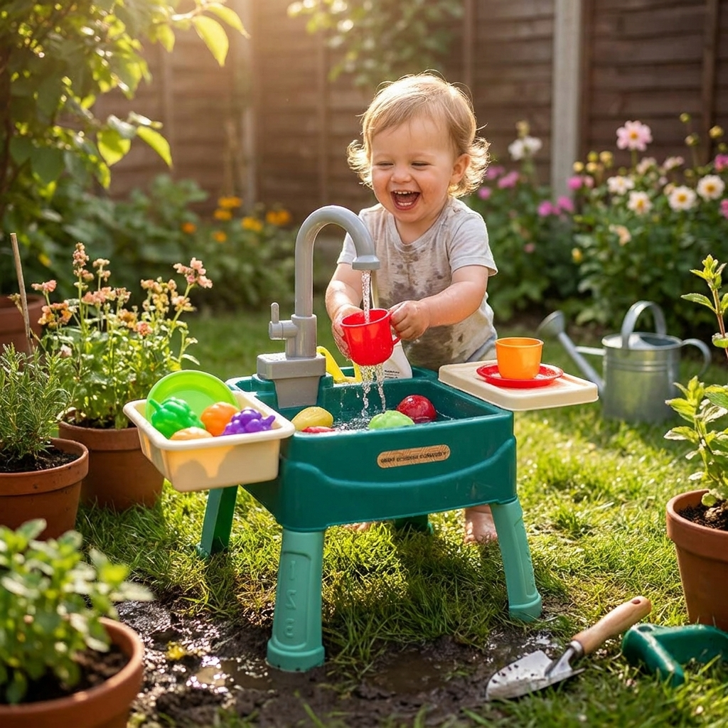 Children Indoor Standing Sink lifestyle