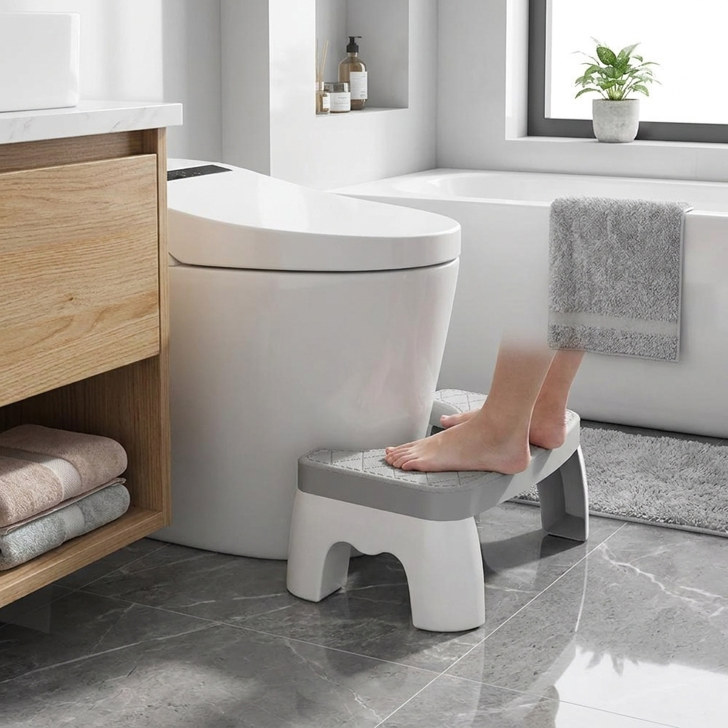 Non-Slip Toilet Squat Stool lifestyle