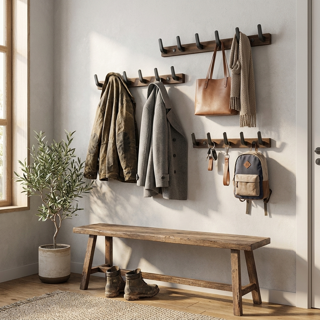 Wall-Mounted Coat Hook lifestyle
