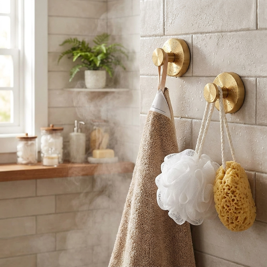 Suction Cup Wall Hooks lifestyle